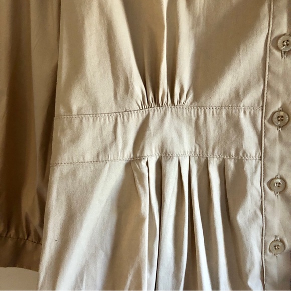 Vintage Y2K Antilia Femme Khaki Button Down Blouse - Picture 5 of 11